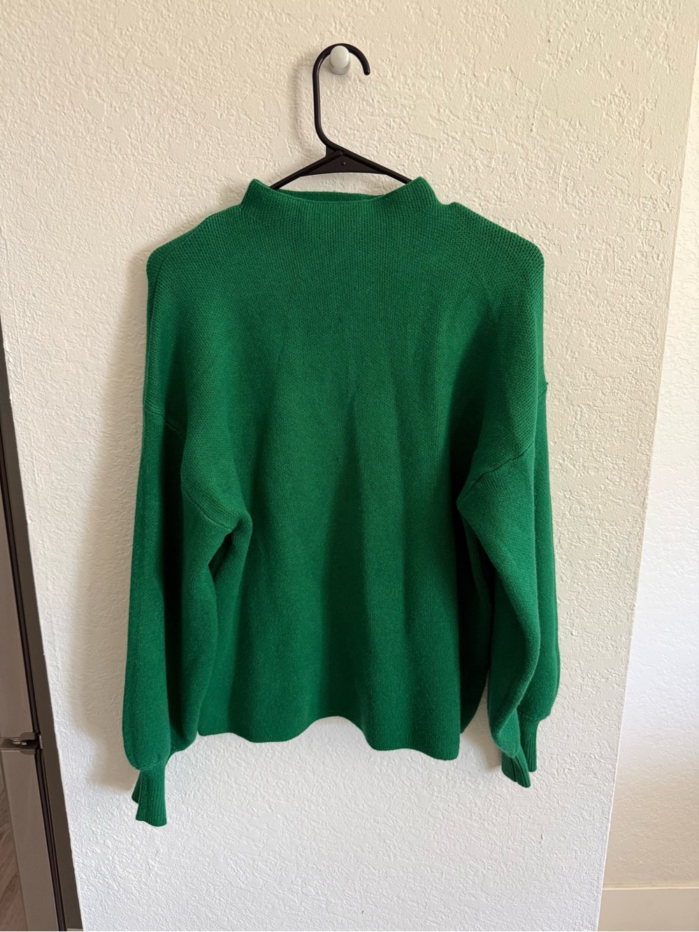 Vici Kelly Green Mock Neck Sweater